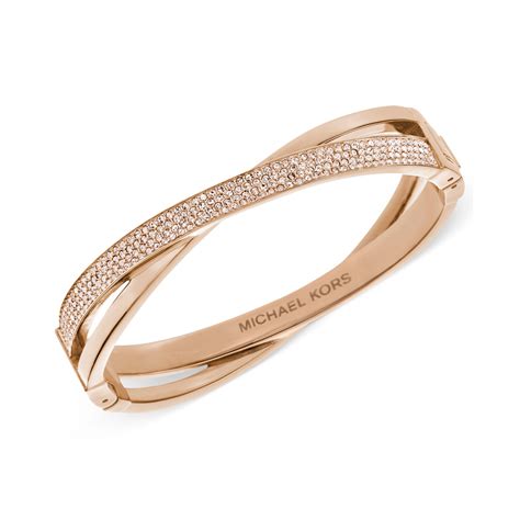 dubbele armband michael kors rose goud|Women's Designer Bracelets & Bangles .